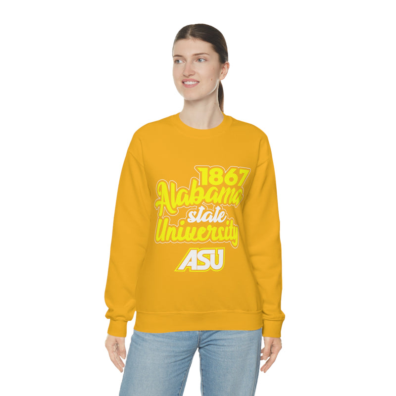 Unisex 1867 Alabama State University Heavy Blend™ Crewneck Sweatshirt