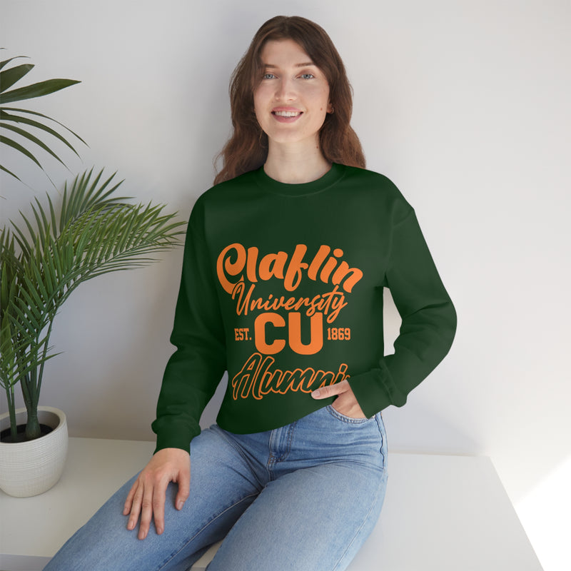 Unisex Claflin University CU 1869 Alumni Heavy Blend™ Crewneck Sweatshirt