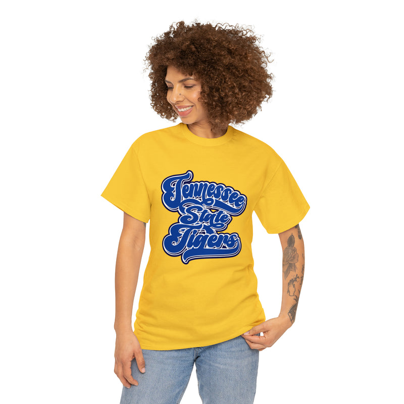 Unisex Tennessee State TSU 2 Heavy Cotton Tee