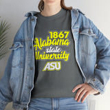 Unisex 1867 Alabama State University Heavy Cotton Tee