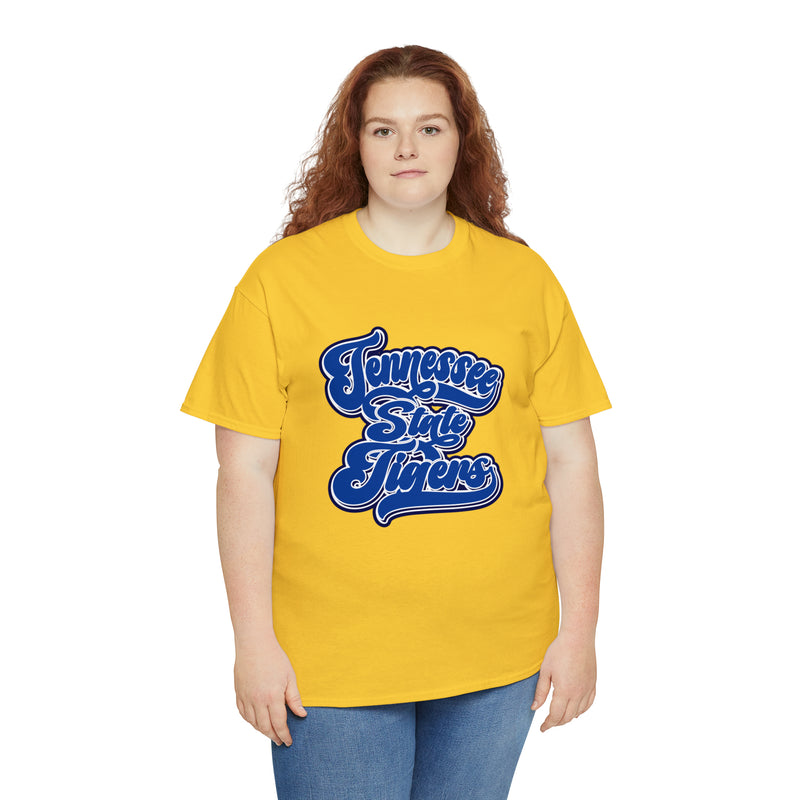 Unisex Tennessee State TSU 2 Heavy Cotton Tee