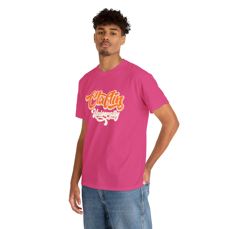 Unisex Claflin University Heavy Cotton Tee