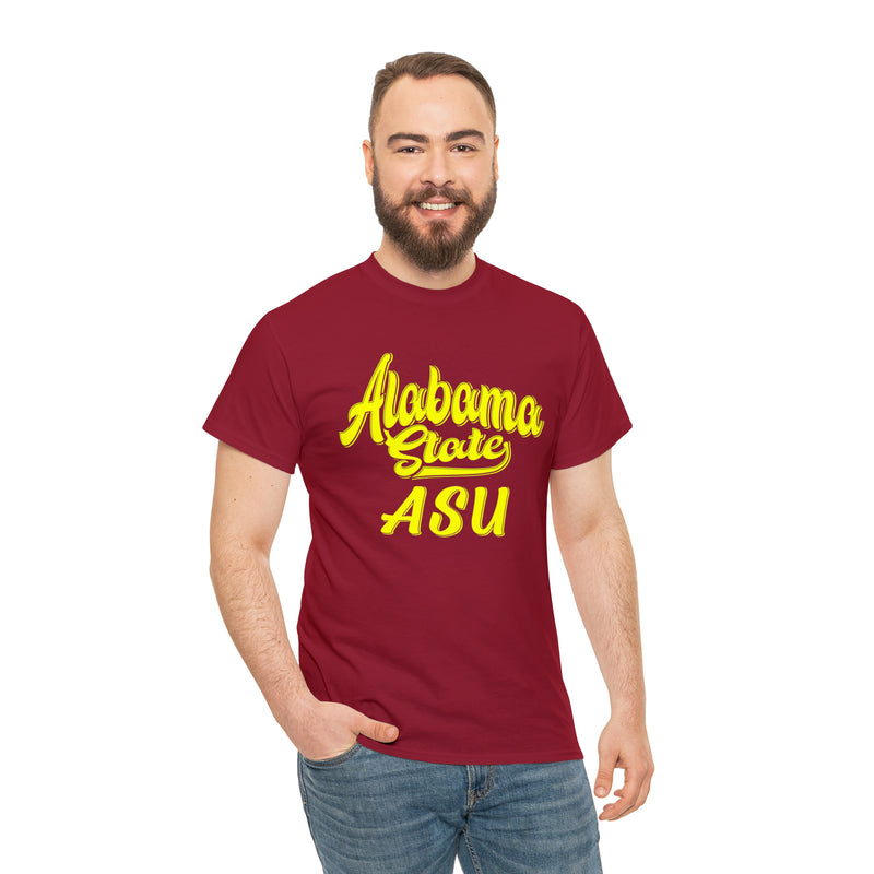 Unisex Alabama State ASU Heavy Cotton Tee