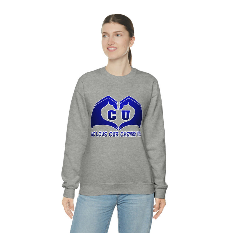 Unisex We Love Our Cheyney U Heavy Blend™ Crewneck Sweatshirt