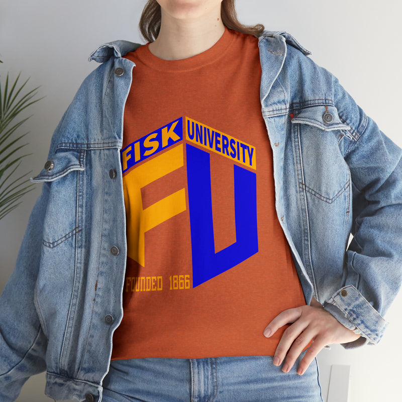 Unisex FISK University Heavy Cotton Tee