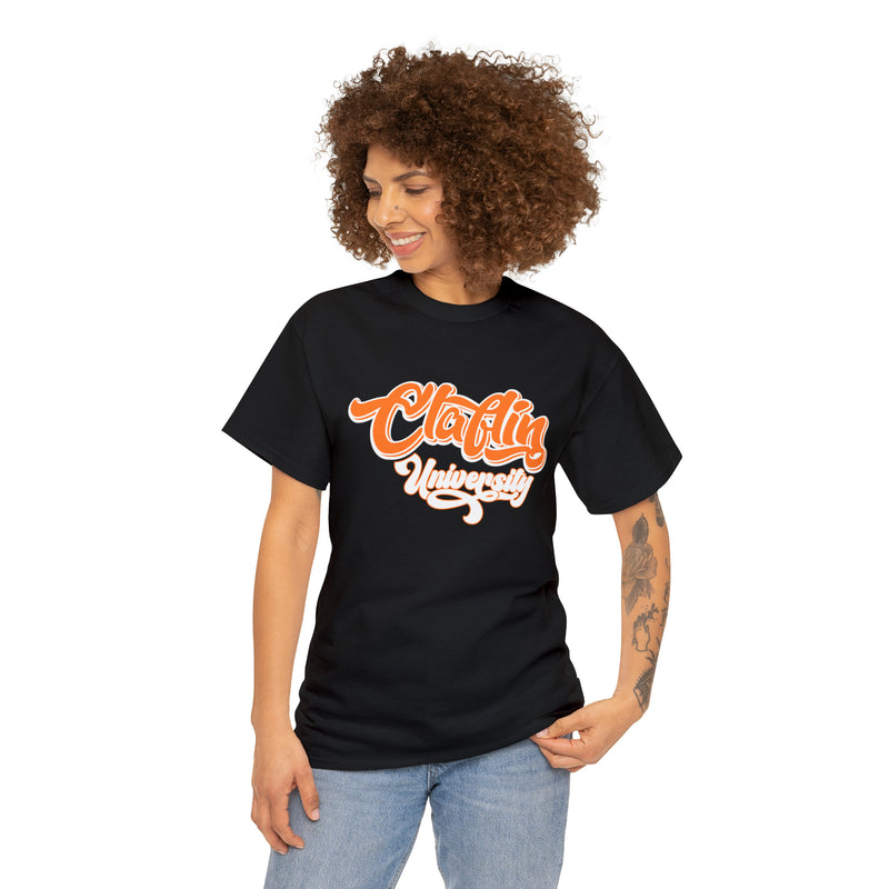 Unisex Claflin University Heavy Cotton Tee