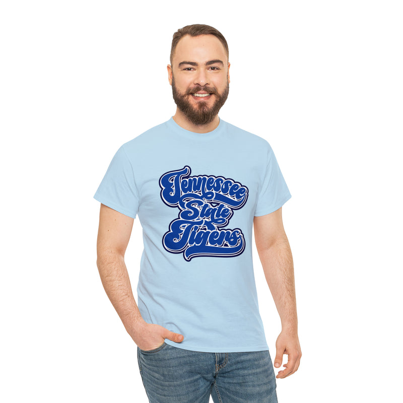 Unisex Tennessee State TSU 2 Heavy Cotton Tee