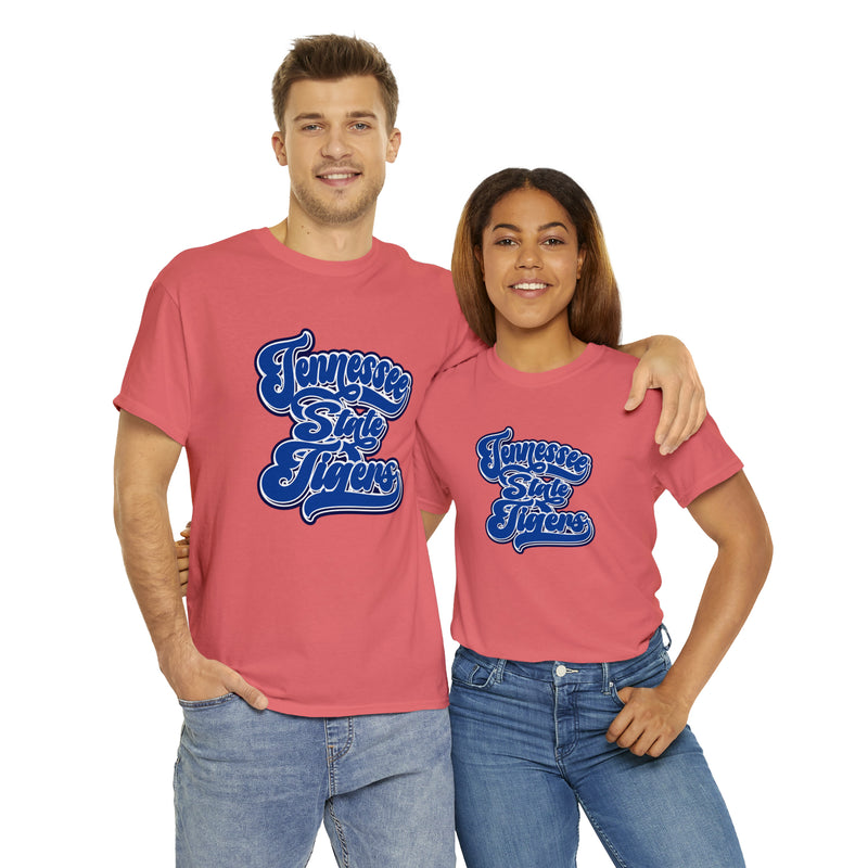 Unisex Tennessee State TSU 2 Heavy Cotton Tee