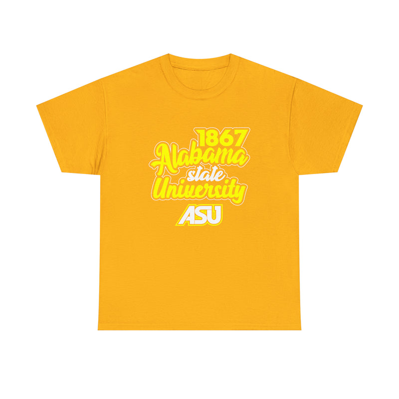 Unisex 1867 Alabama State University Heavy Cotton Tee