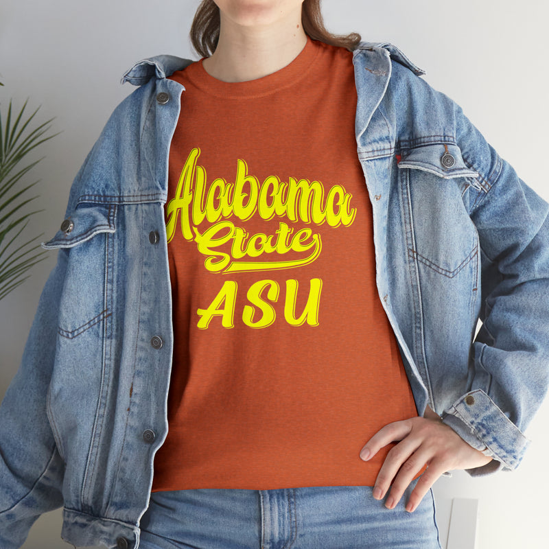 Unisex Alabama State ASU Heavy Cotton Tee