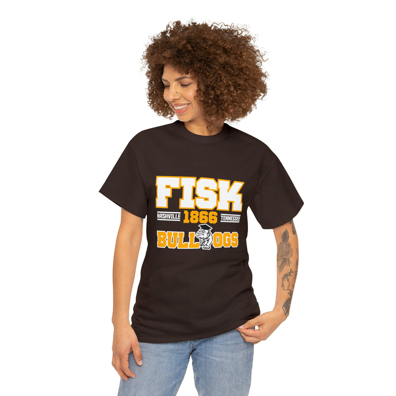 Unisex FISK Bulldogs Heavy Cotton Tee