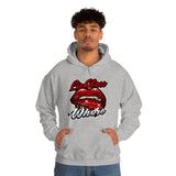 Unisex Lip Gloss Heavy Blend™ Hooded Sweatshirt