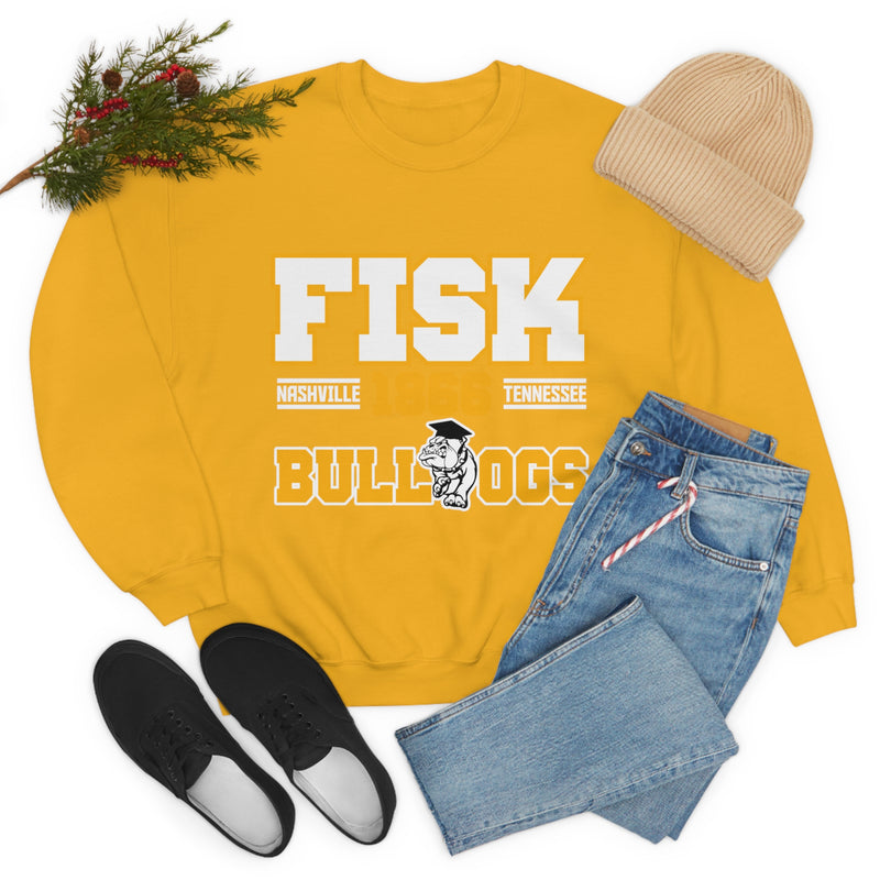 Unisex FISK Bulldogs Heavy Blend™ Crewneck Sweatshirt