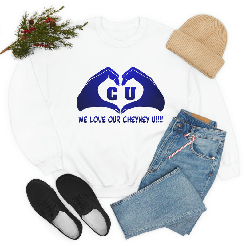 Unisex We Love Our Cheyney U Heavy Blend™ Crewneck Sweatshirt