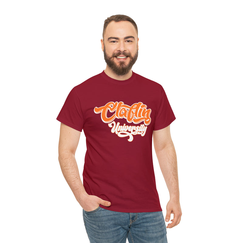 Unisex Claflin University Heavy Cotton Tee