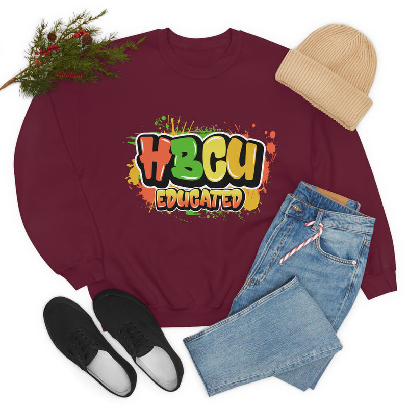 Unisex HBCU Educated Heavy Blend™ Crewneck Sweatshirt