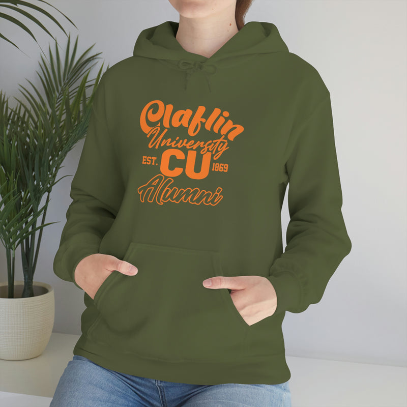 Unisex Claflin University CU 1869 Alumni Heavy Blend™ Hooded Sweatshirt