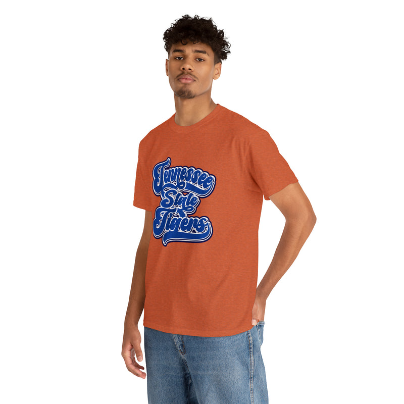 Unisex Tennessee State TSU 2 Heavy Cotton Tee