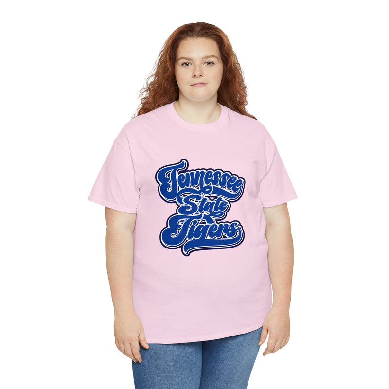 Unisex Tennessee State TSU 2 Heavy Cotton Tee