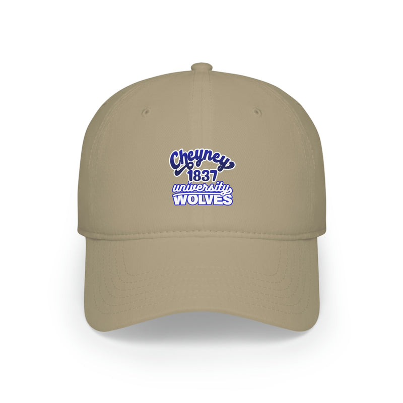 Cheyney 1837 University Wolves Low Profile Baseball Cap