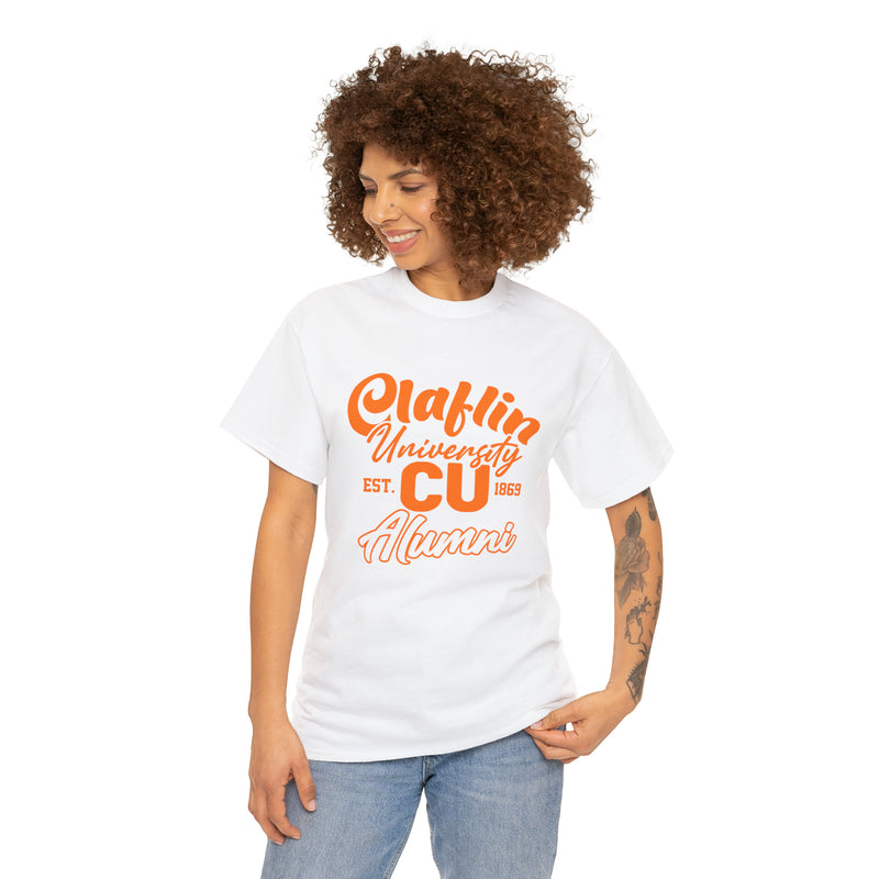 Unisex Claflin University CU 1869 Alumni Heavy Cotton Tee