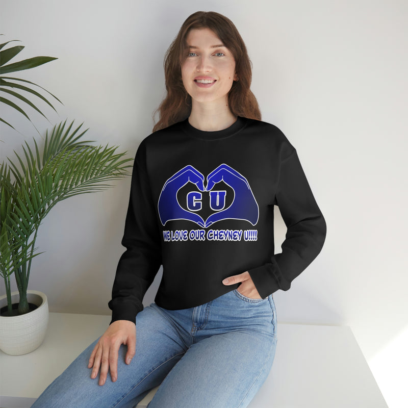 Unisex We Love Our Cheyney U Heavy Blend™ Crewneck Sweatshirt