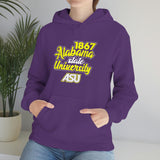 Unisex 1867 Alabama State University Heavy Blend™ Hooded Sweatshirt