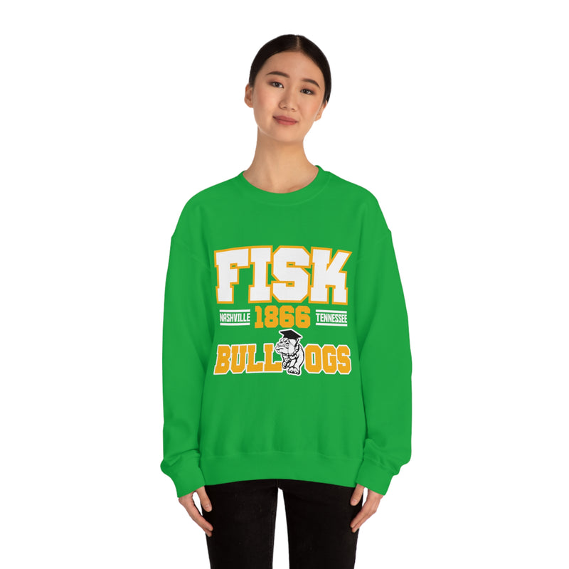 Unisex FISK Bulldogs Heavy Blend™ Crewneck Sweatshirt