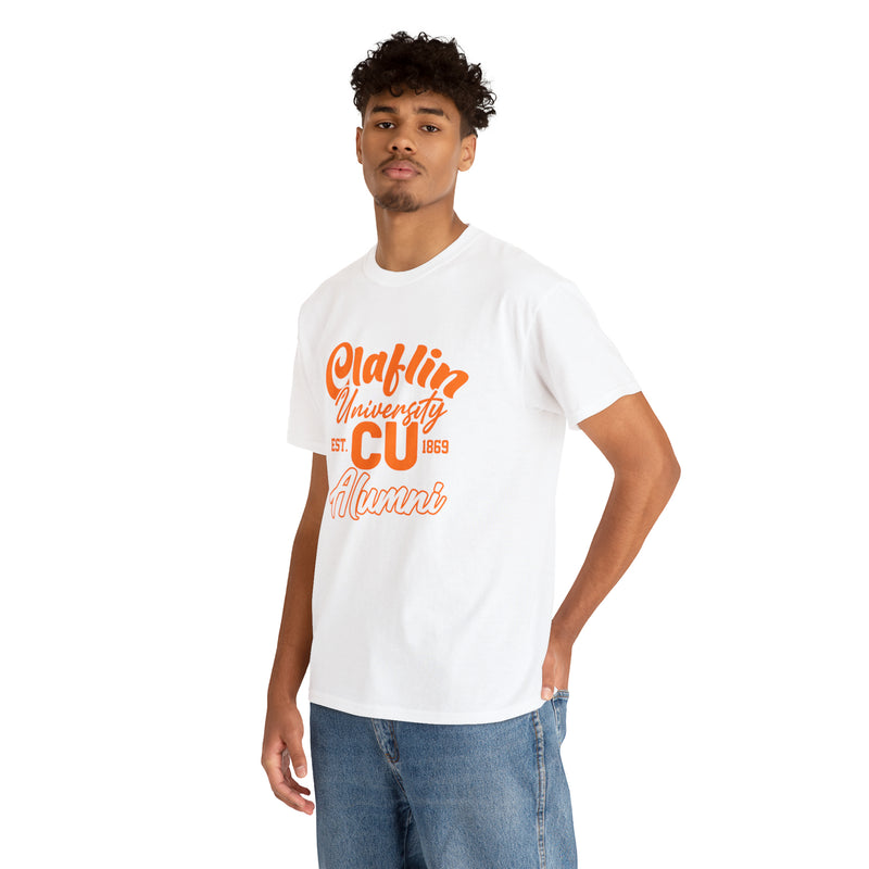 Unisex Claflin University CU 1869 Alumni Heavy Cotton Tee