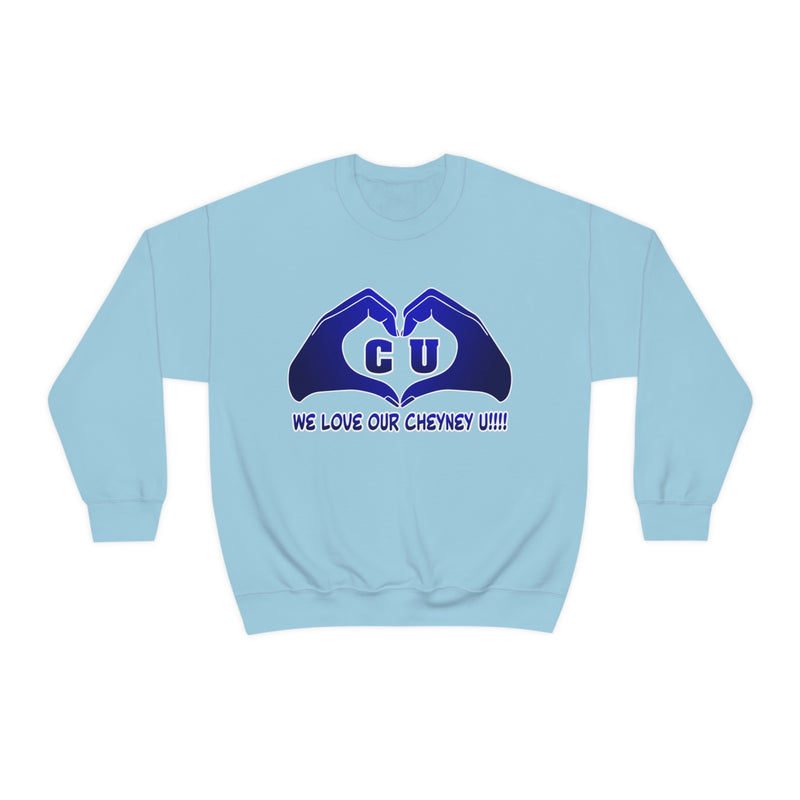 Unisex We Love Our Cheyney U Heavy Blend™ Crewneck Sweatshirt