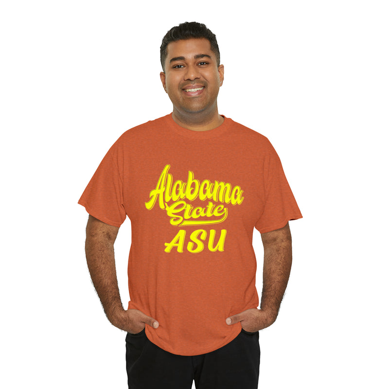 Unisex Alabama State ASU Heavy Cotton Tee