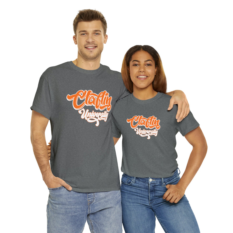 Unisex Claflin University Heavy Cotton Tee