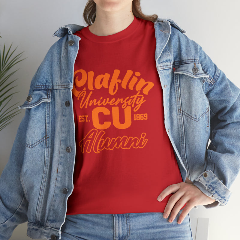 Unisex Claflin University CU 1869 Alumni Heavy Cotton Tee