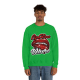 Unisex Lip Gloss Heavy Blend™ Crewneck Sweatshirt