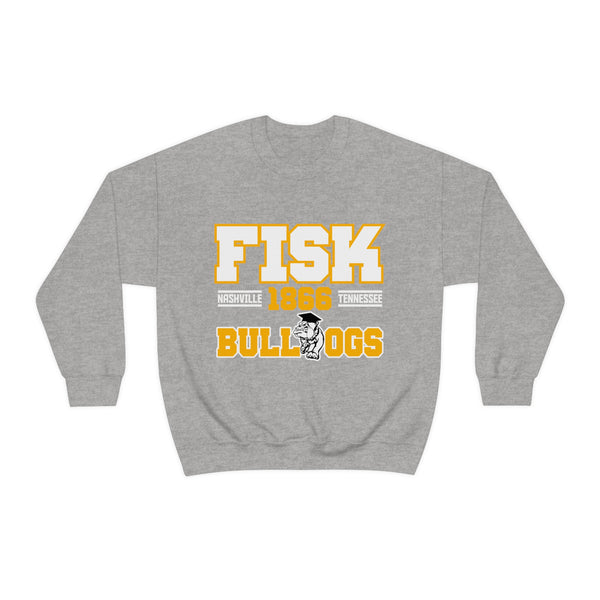 Unisex FISK Bulldogs Heavy Blend™ Crewneck Sweatshirt