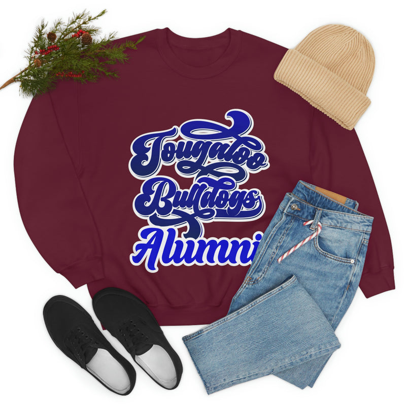 Unisex Tougaloo Bulldogs Heavy Blend™ Crewneck Sweatshirt