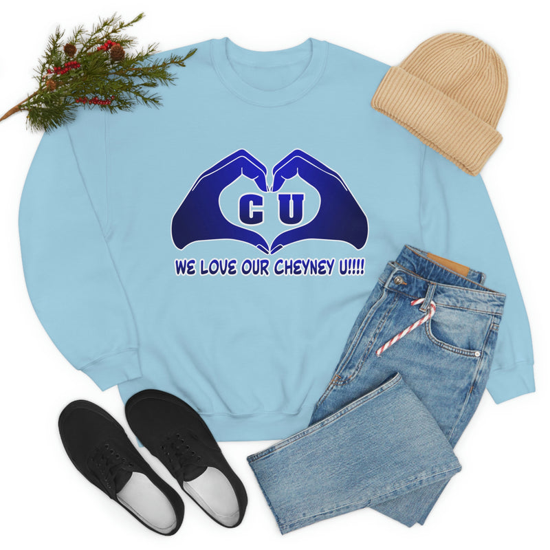 Unisex We Love Our Cheyney U Heavy Blend™ Crewneck Sweatshirt