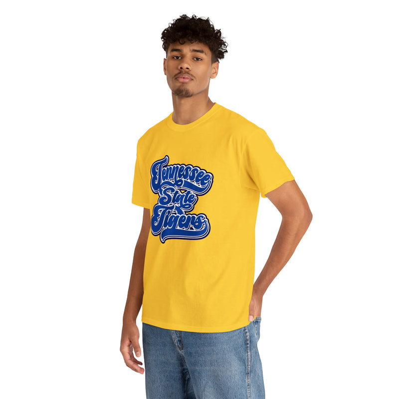 Unisex Tennessee State TSU 2 Heavy Cotton Tee