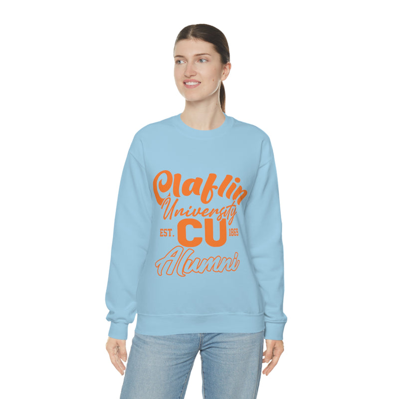 Unisex Claflin University CU 1869 Alumni Heavy Blend™ Crewneck Sweatshirt