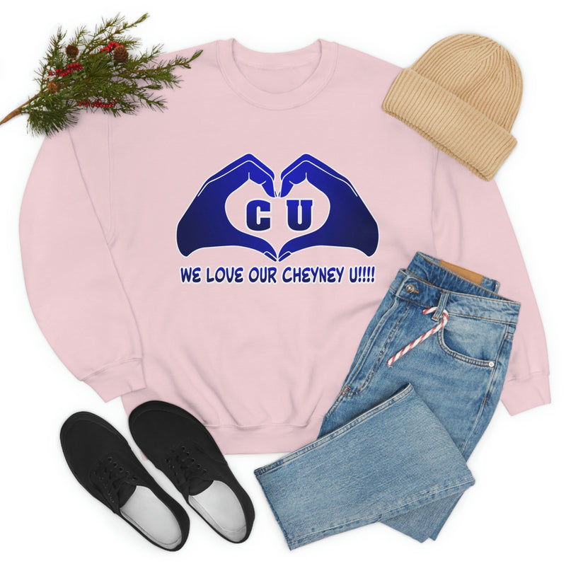 Unisex We Love Our Cheyney U Heavy Blend™ Crewneck Sweatshirt