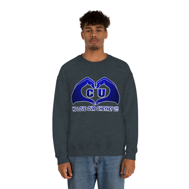 Unisex We Love Our Cheyney U Heavy Blend™ Crewneck Sweatshirt