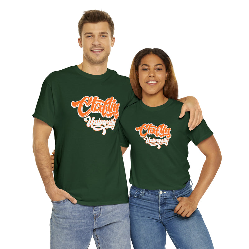 Unisex Claflin University Heavy Cotton Tee