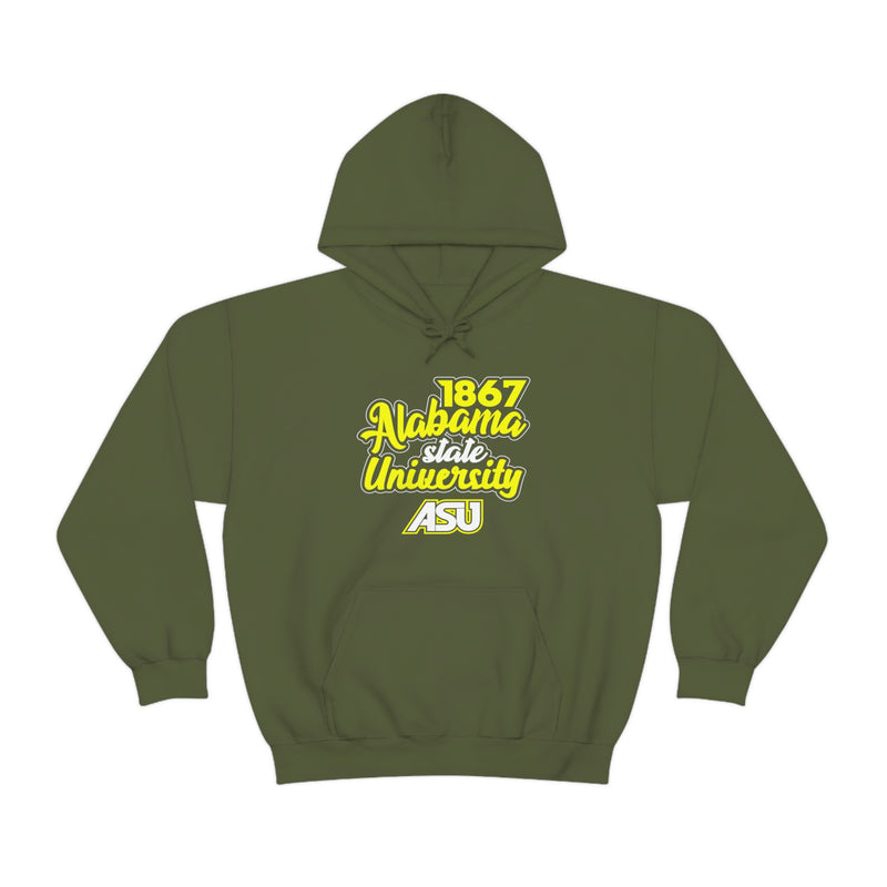 Unisex 1867 Alabama State University Heavy Blend™ Hooded Sweatshirt