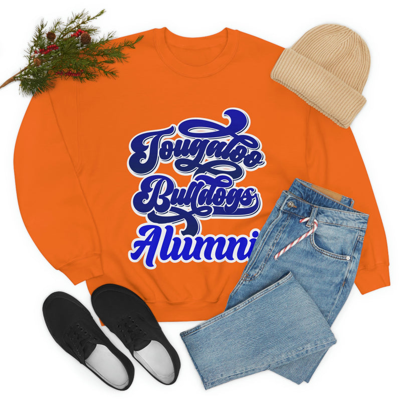 Unisex Tougaloo Bulldogs Heavy Blend™ Crewneck Sweatshirt