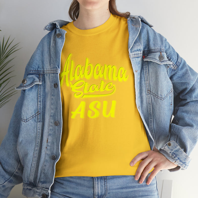 Unisex Alabama State ASU Heavy Cotton Tee