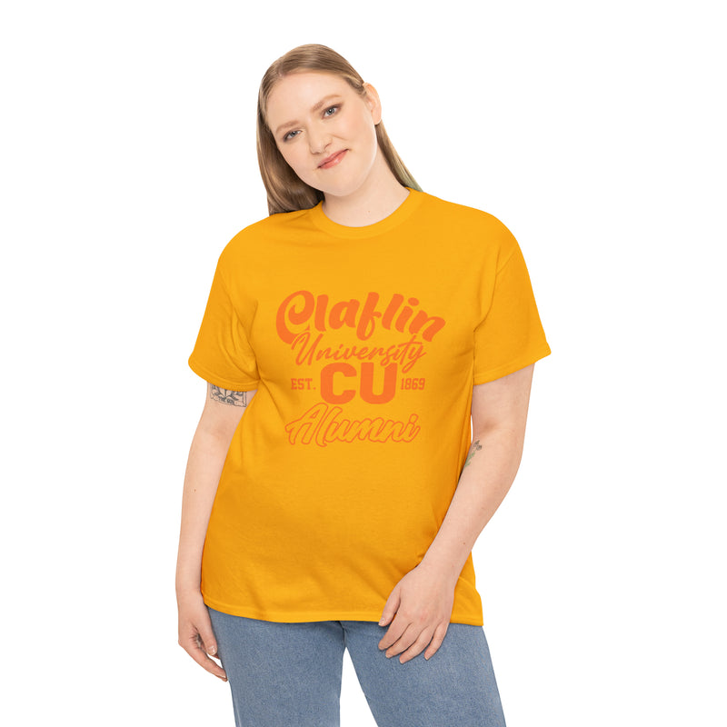 Unisex Claflin University CU 1869 Alumni Heavy Cotton Tee