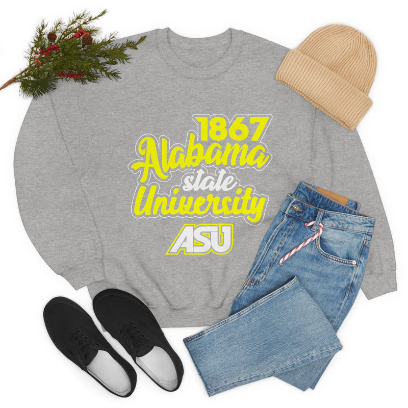 Unisex 1867 Alabama State University Heavy Blend™ Crewneck Sweatshirt