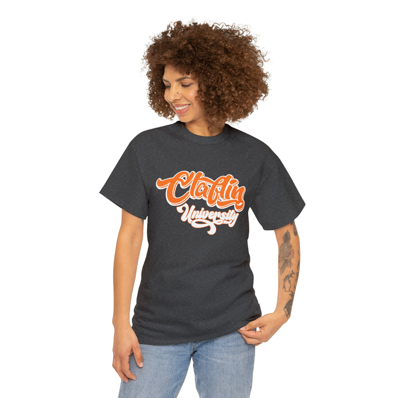 Unisex Claflin University Heavy Cotton Tee