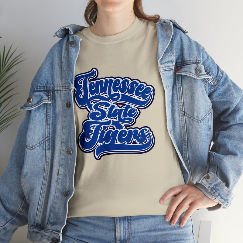 Unisex Tennessee State TSU 2 Heavy Cotton Tee