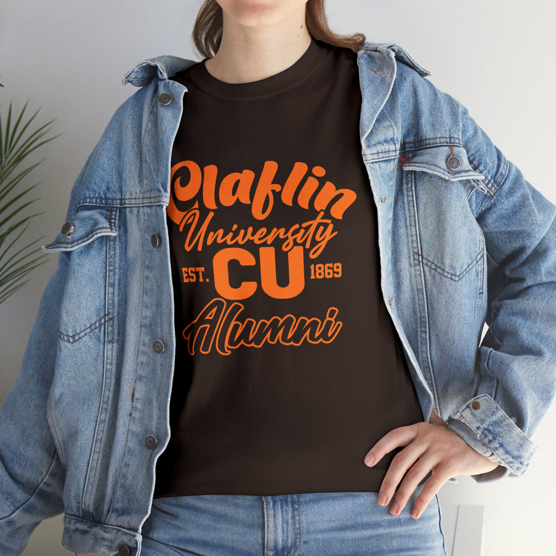 Unisex Claflin University CU 1869 Alumni Heavy Cotton Tee